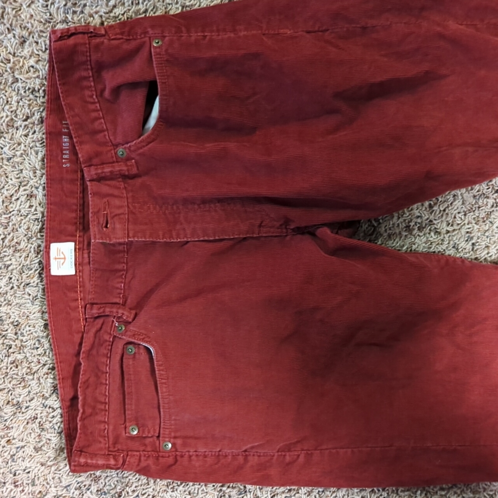Dockers Red Corduroy Pants | 38x32 - Picture 2 of 3